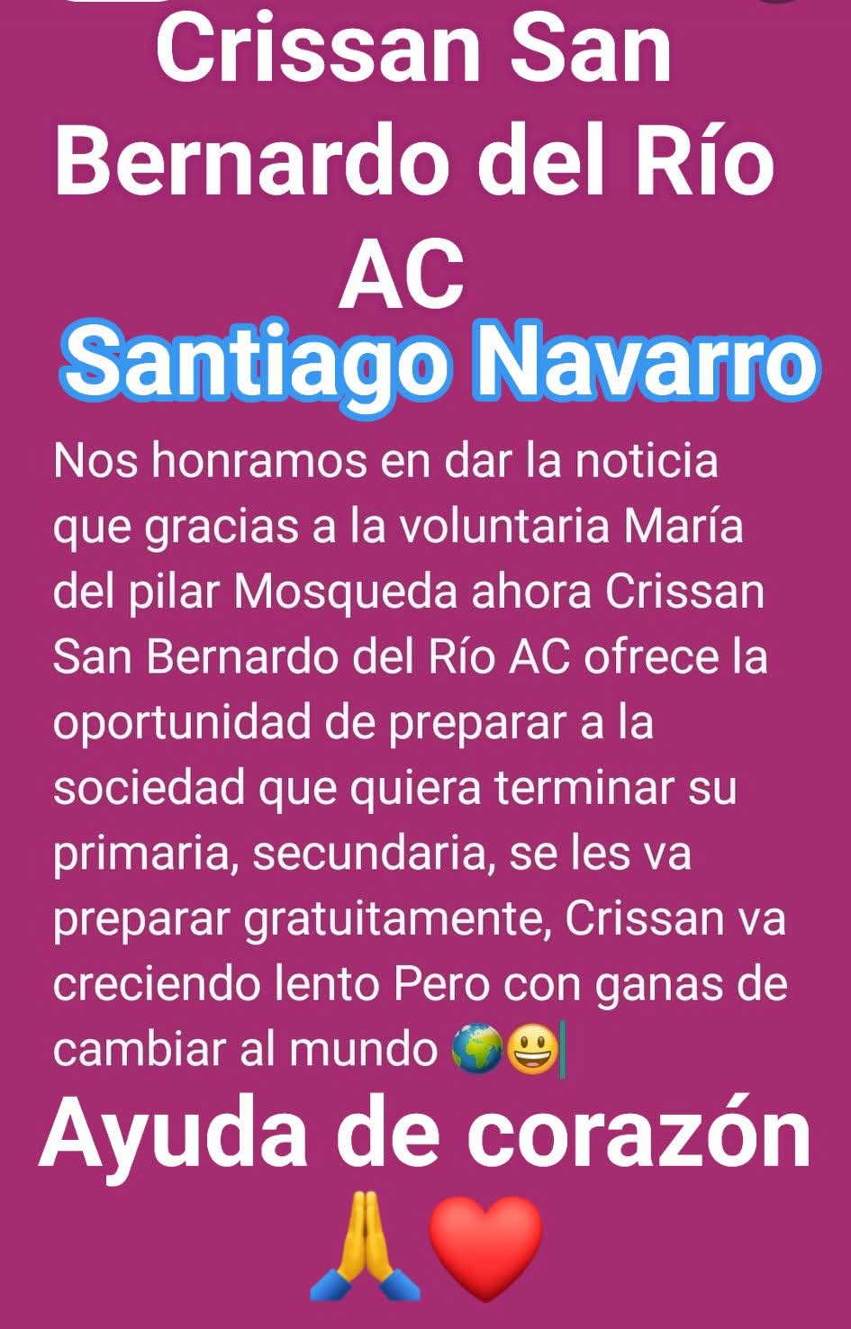 CRISSAN VALLE DE SANTIAGO CRECIENDO DIA A DIA.