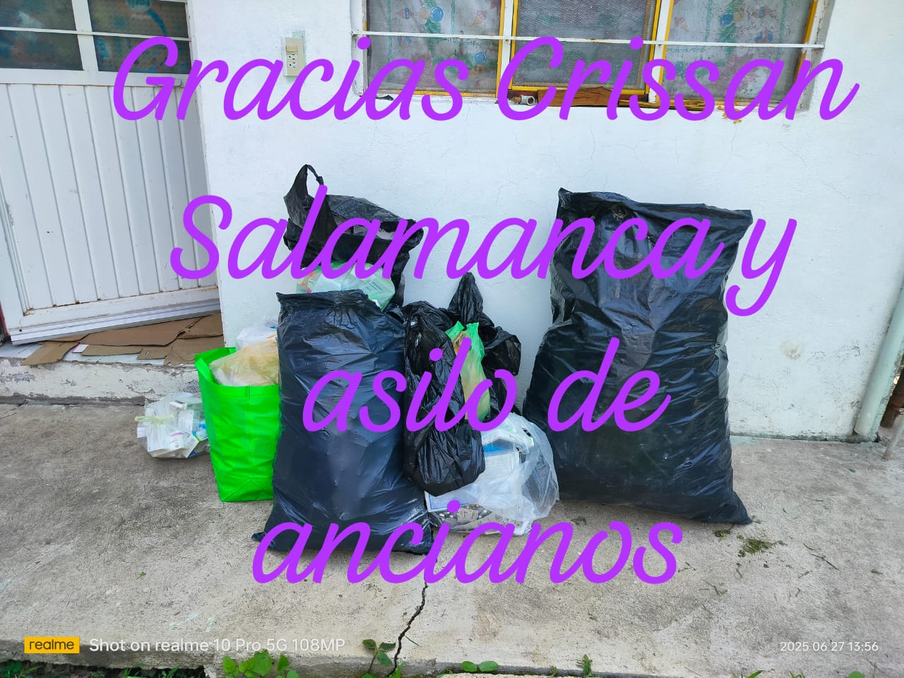 CRISSAN SAN BERNARDO DEL RIO, AC SEDE SALAMANCA IMPARABLE EN ALIANZA A ASILO DE ANCIANOS.