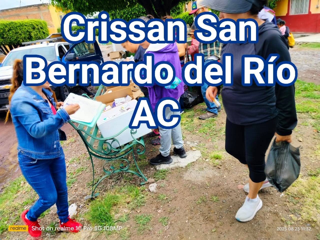 BRIGADA EN COMUNIDAD DE SAN FELIPE QUIRICEO, VALLE DE SANTIAGO.