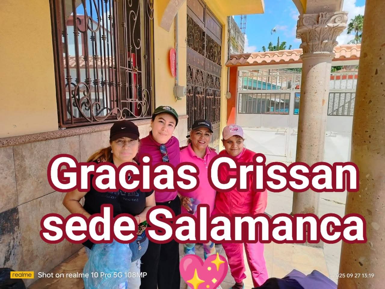 GRACIAS A CRISSAN SAN BERNARDO DEL RIO,A.C. SEDE SALAMANCA.