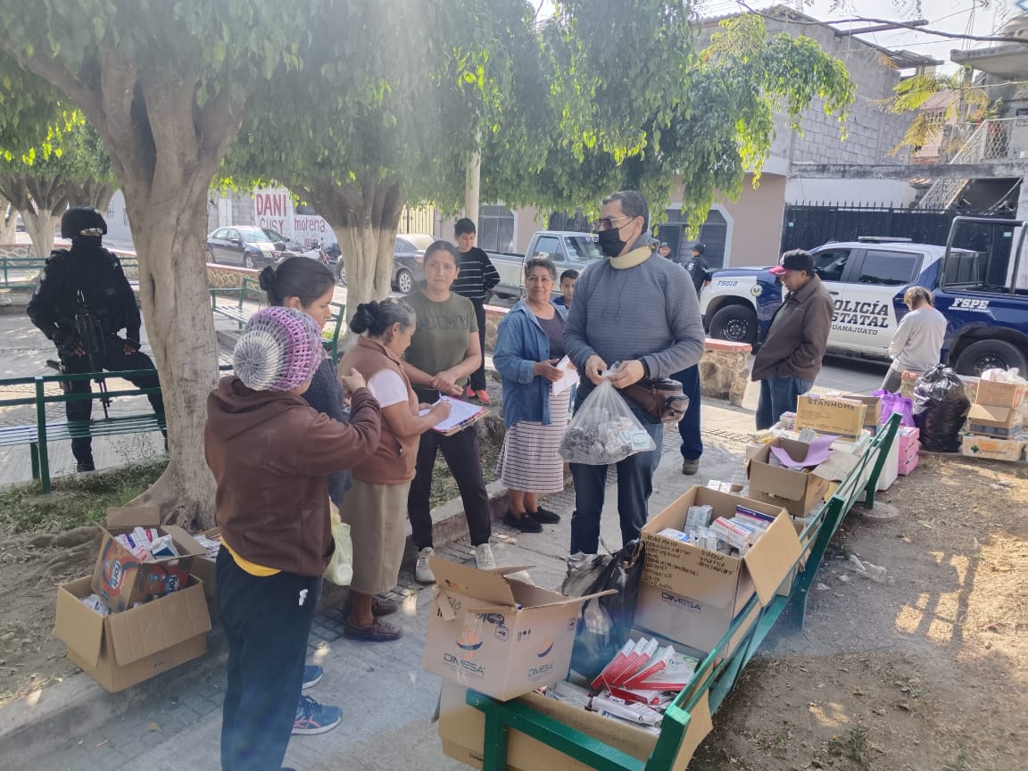 GRAN BRIGADA DE CRISSAN SALUD EN JARAL DEL PROGRESO.