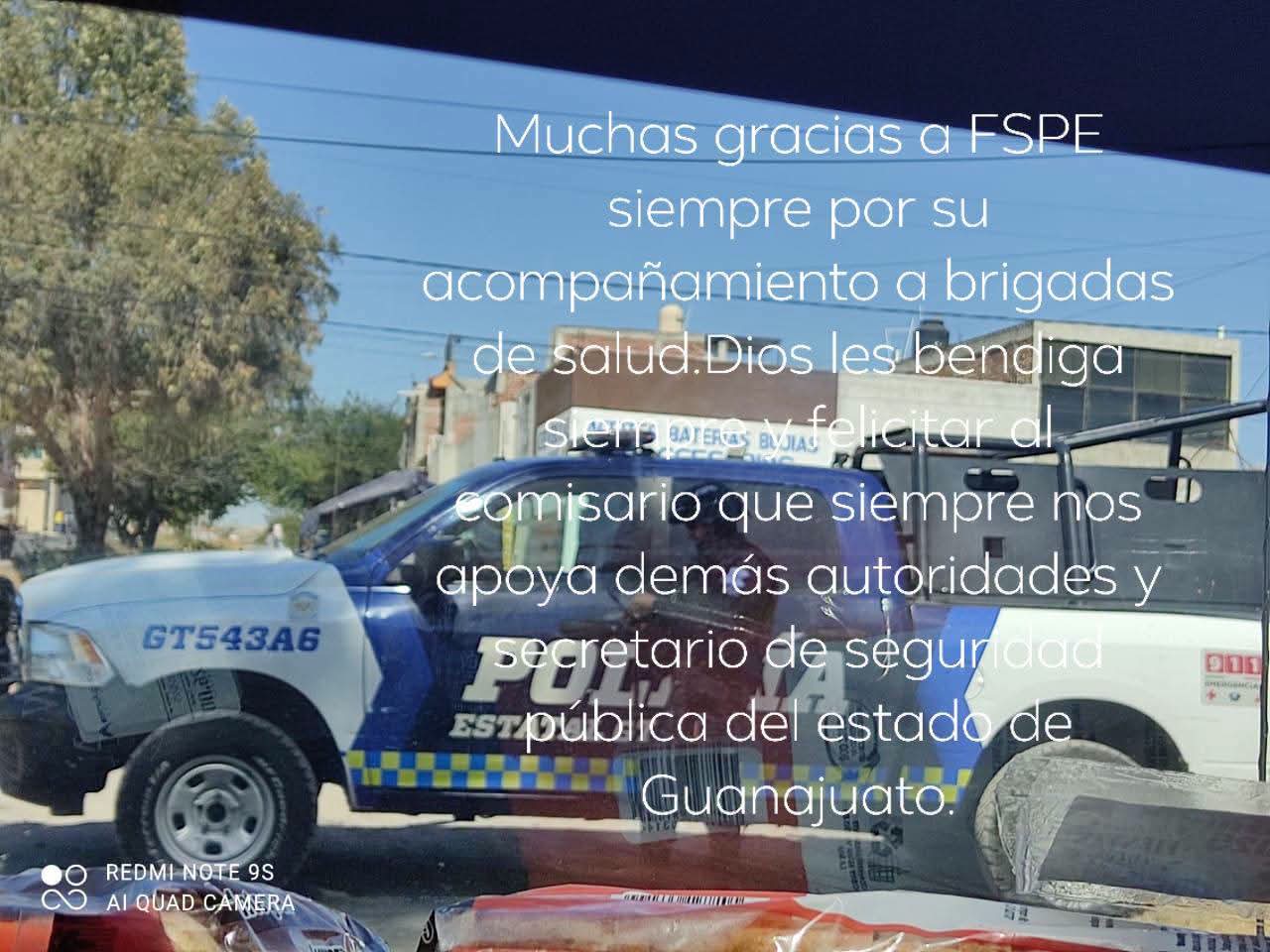 MUCHISIMAS GRACIAS A FSPE, COMISARIOS Y SECRETARIA DE SEGURIDAD PUBLICA DEL ESTADO DE GUANAJUATO.
