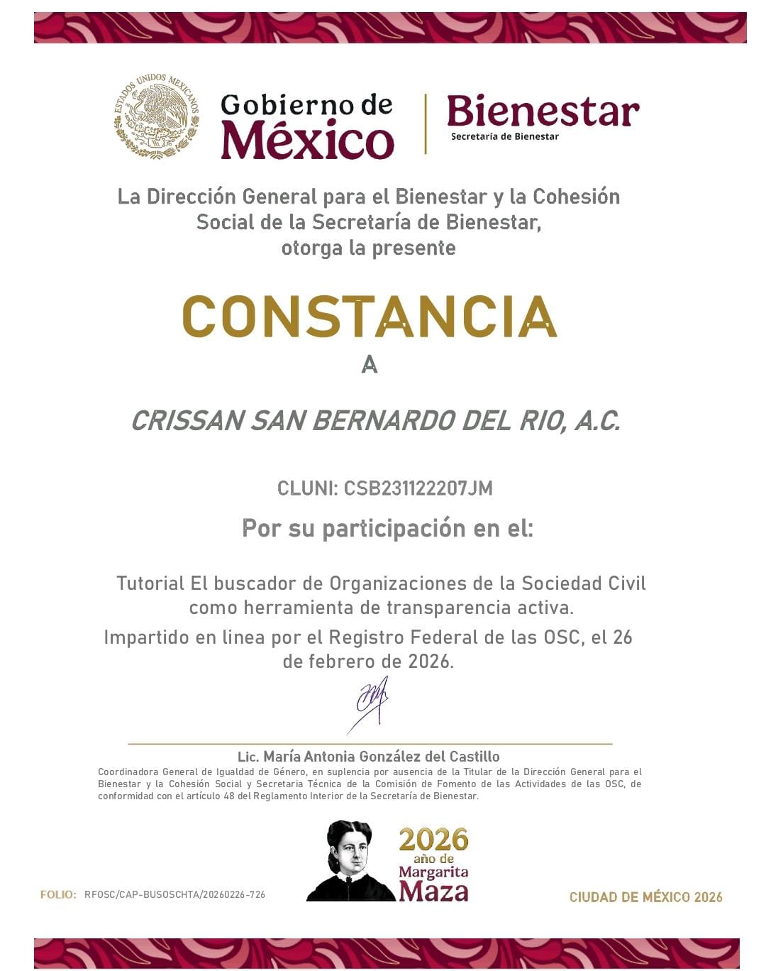 CRISSAN SAN BERNARDO DEL RIO,A.C. PREPARANDOSE MAS Y MAS.